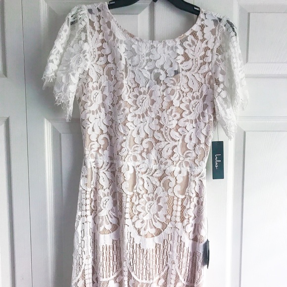 White Lace Dress - Picture 2 of 2